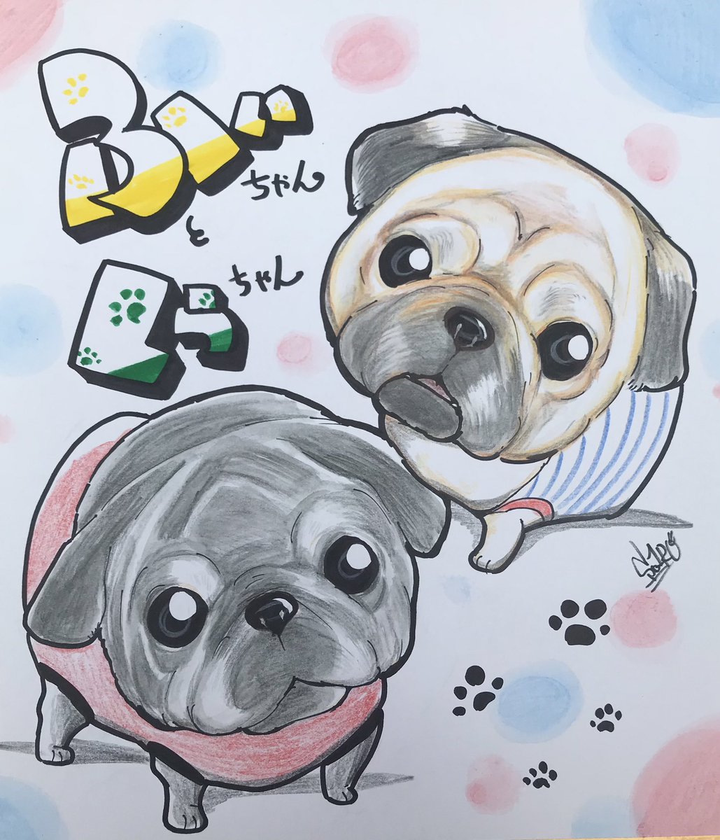 ソウイチロー Soichiro リクエストイラスト Dog 犬 Illustration イラスト Art Artist Illustrator 絵描き Painting Drawingart Graffiti Pencil イラストレーター T Co Lawalr27mm
