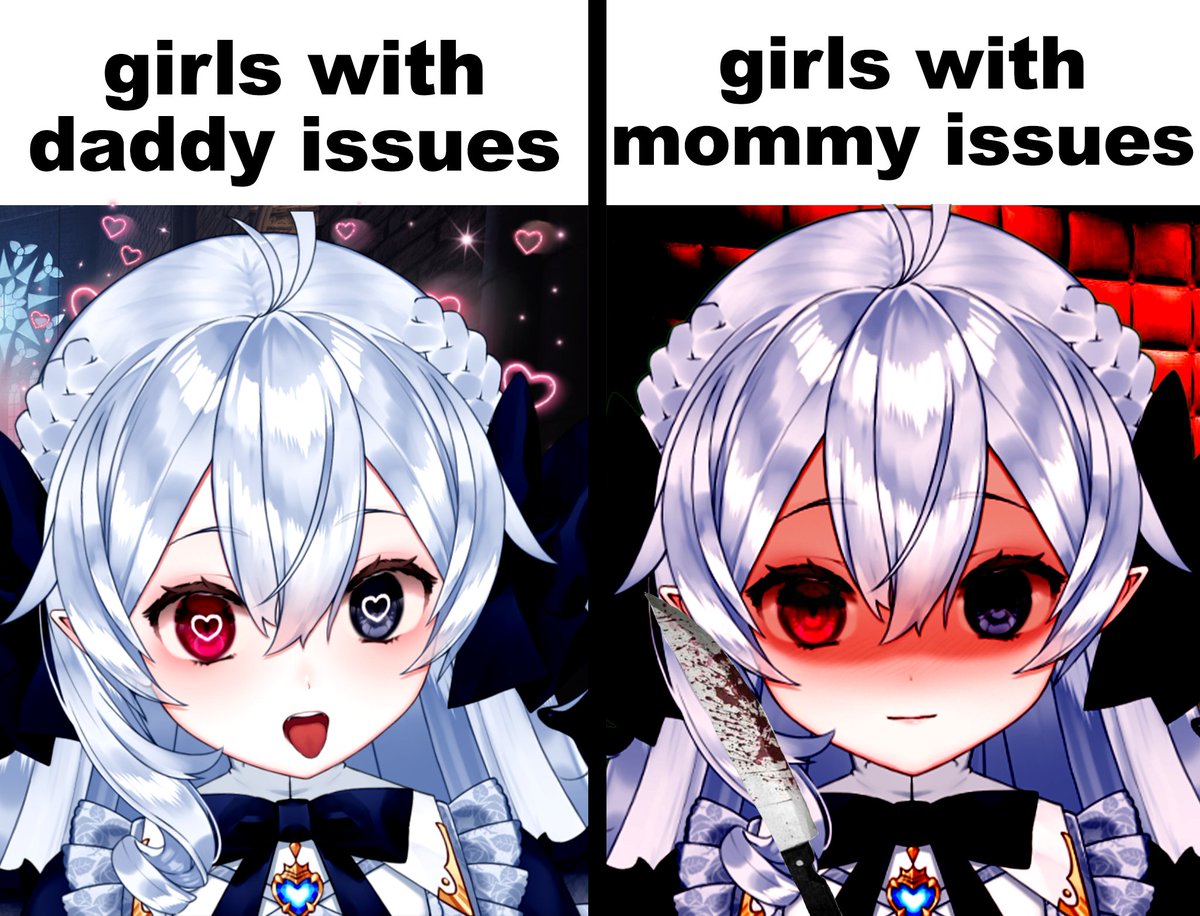 RinaLucsper's tweet image. I have both daddy and mommy issues :&amp;gt;