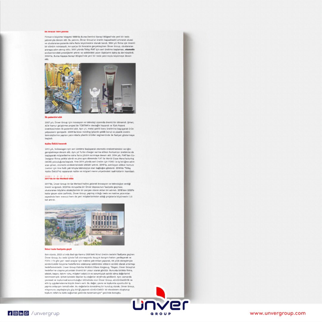 unver_group's tweet photo. Ünver Group olarak, şirketimizin 44 yıllık geçmişine dair detayları ve başarı hikayelerini içeren özel bir haberde yer almanın gururunu yaşıyoruz. https://t.co/M040LIvVTs