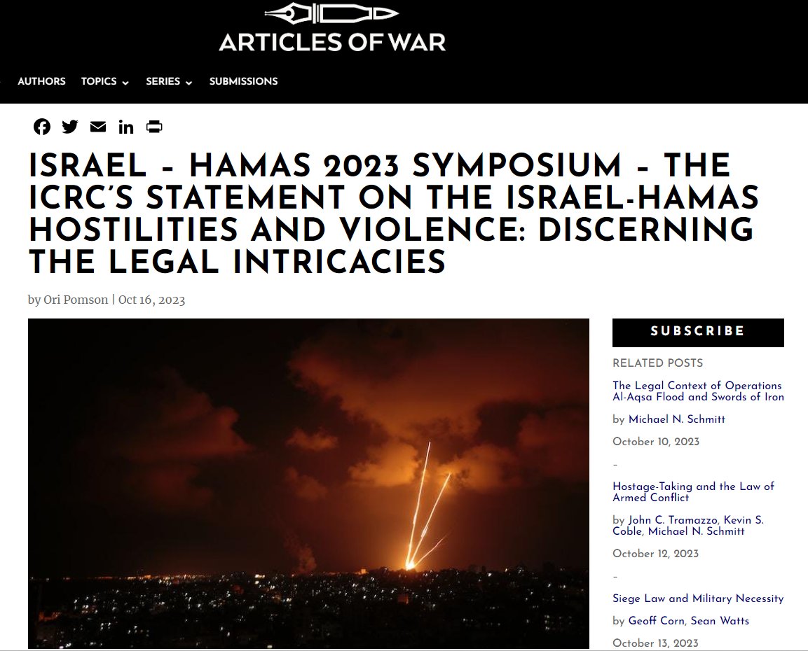 LetsTalk_IL's tweet photo. Condemn first, examine later? The International Red Cross (@ICRC) and other #humanitarian organizations swiftly condemned Israel's actions during The #Israel-#Hamas war in #Gaza, labeling them as violations of International Law (1/8)
#LetsTalkIL #IHL #InternationalLaw @OriPomson https://t.co/r4LTz4S7sx