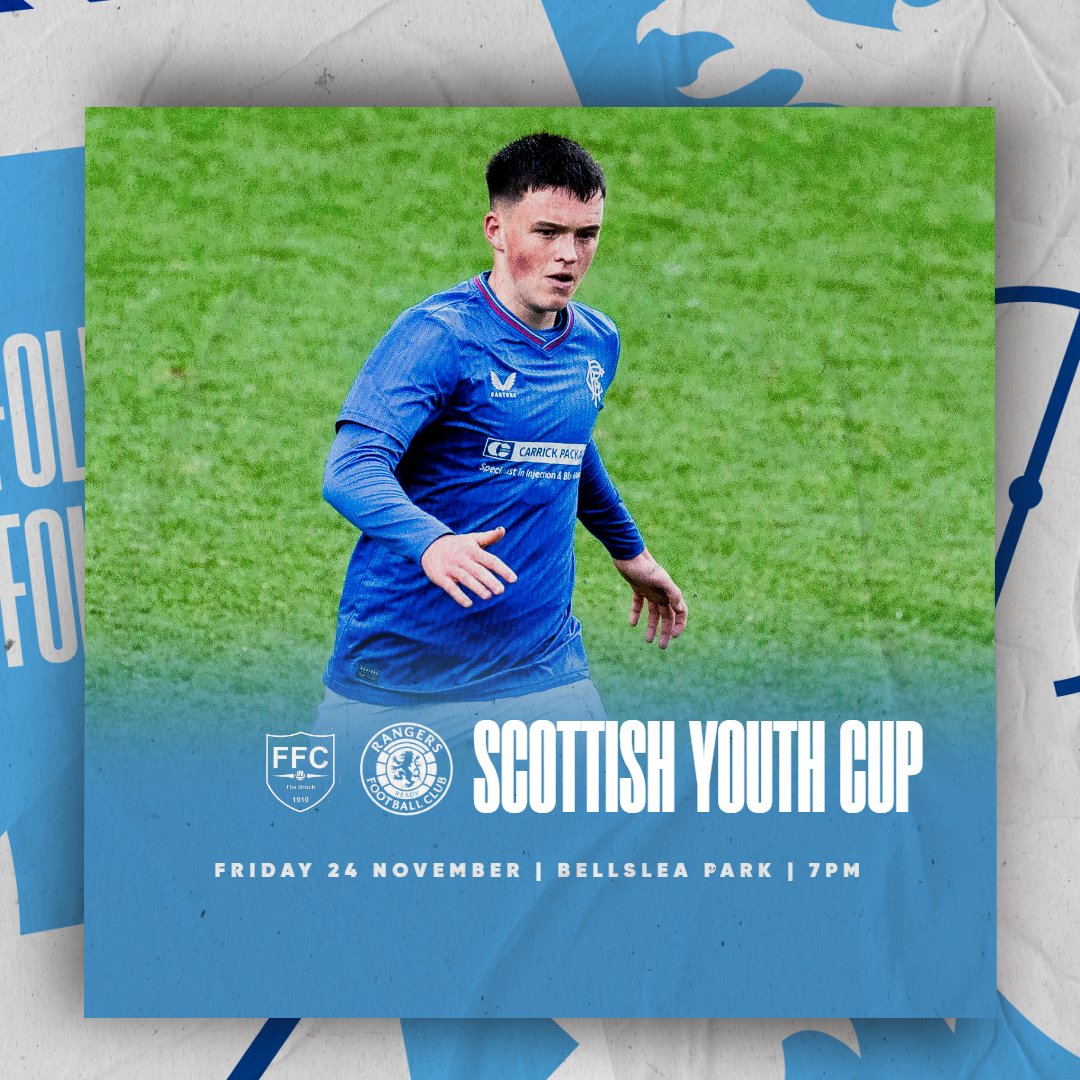 RFC_Youth's tweet photo. 🚍 Rangers Under-18s will face an away trip to Fraserburgh in the last 16 of the Scottish Youth Cup.

📅 The tie will be played on Friday November 24, kick-off 7pm at Bellslea Park. https://t.co/zyTSXKRIip
