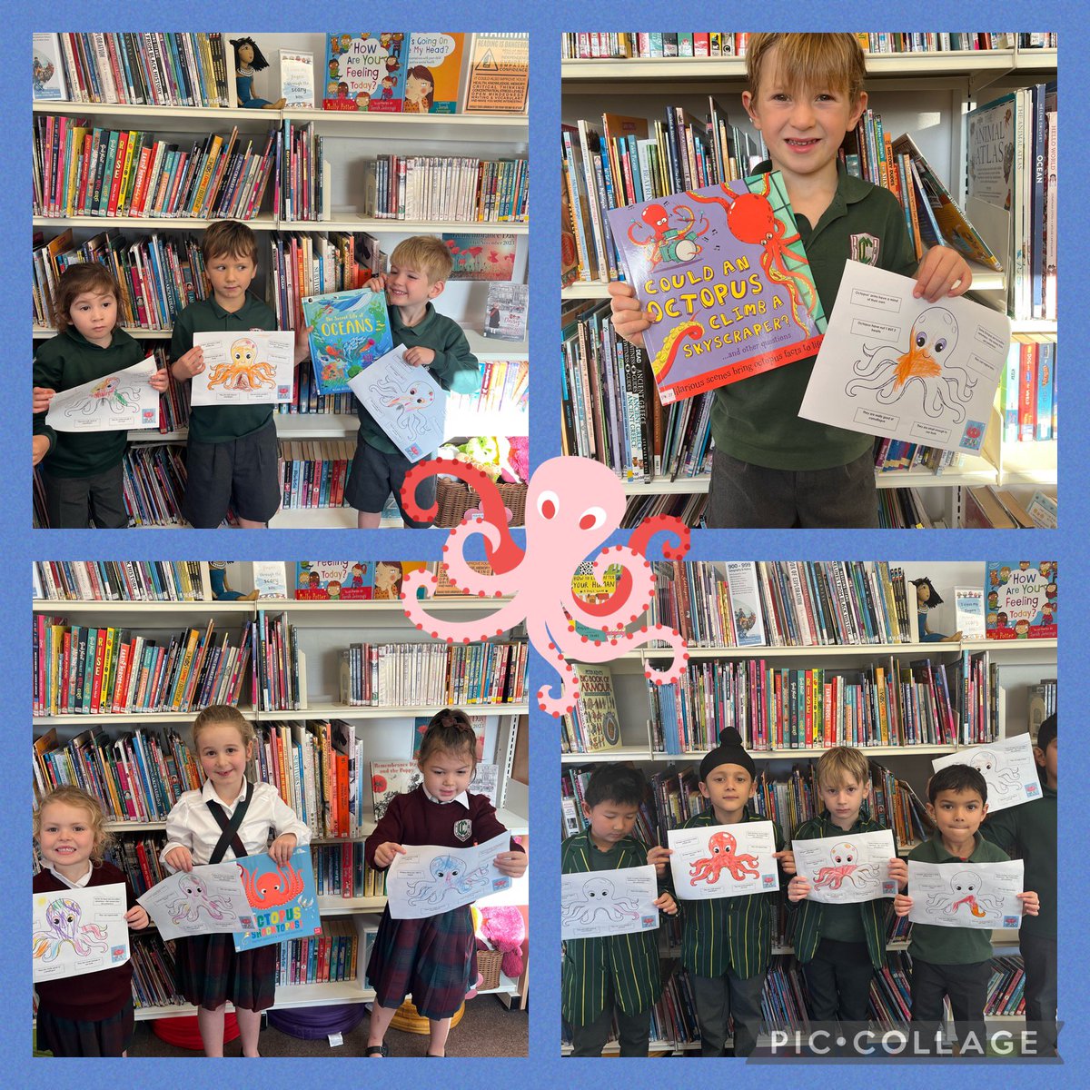 CC__Library's tweet photo. To celebrate the theme of ‘Wonderful Water’ for National Non-Fiction November Lower Juniors have been reading and learning all about Octopus this week in their Library sessions.
@CCJuniorRec @CCJuniorY1 @CCJuniorY2 @FCBGNews #CCQuestion #NNFN https://t.co/rDQh6QW4IN