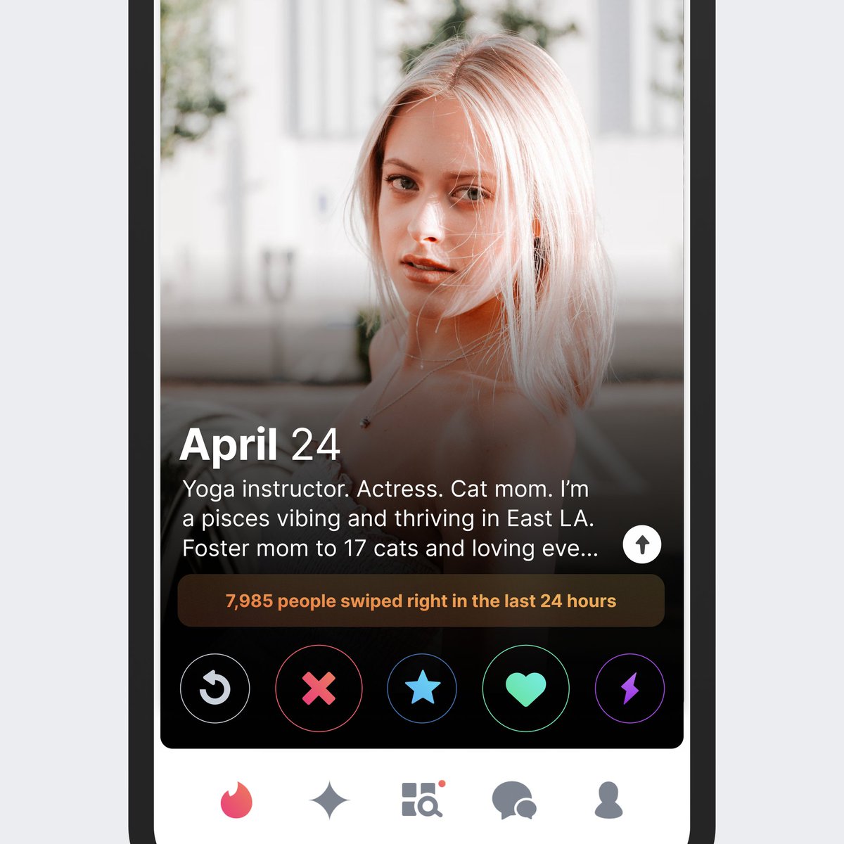soren_iverson's tweet photo. Show how many people have swiped right on a Tinder profile https://t.co/UN986CM1P8
