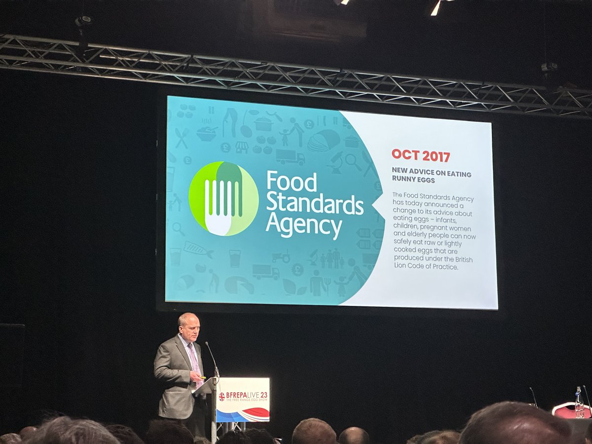 Poultry_Network's tweet photo. Incoming British Egg Industry Council chief Gary Ford takes the stage at this year's #Bfrepa conference and fields questions over the Lion Code's V8 https://t.co/0HrOMt4BhE