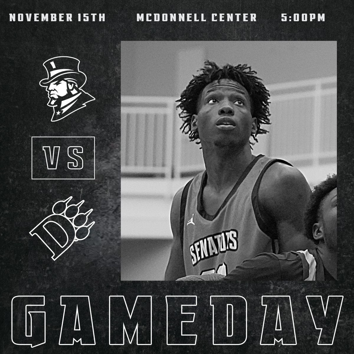 GAME 3‼️

HOME OPENER‼️

vs. 🐯
📍 McDonnell Center 
⏰ 5:00pm 
📺 mountaineast.tv/dande/

#DEfendTheHills 🏀🎩 #Attitude