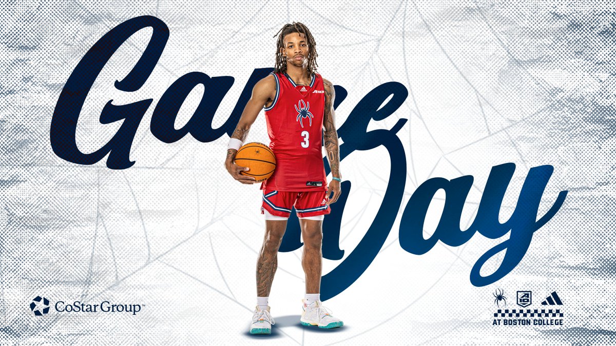 SpiderMBB's tweet photo. It's Game Day!
π Boston College
πChestnut Hill, MA
β° 7 PM
π https://t.co/NKulMonsps
π» @ESPNRichmond https://t.co/tAVYtgrcgx
π» ACCNX/ESPN+ https://t.co/NnUV9UDk6p
#OneRichmond @SpiderAthletics
@CoStarUS #CoStarGroup https://t.co/Xaxq3Q9vCM