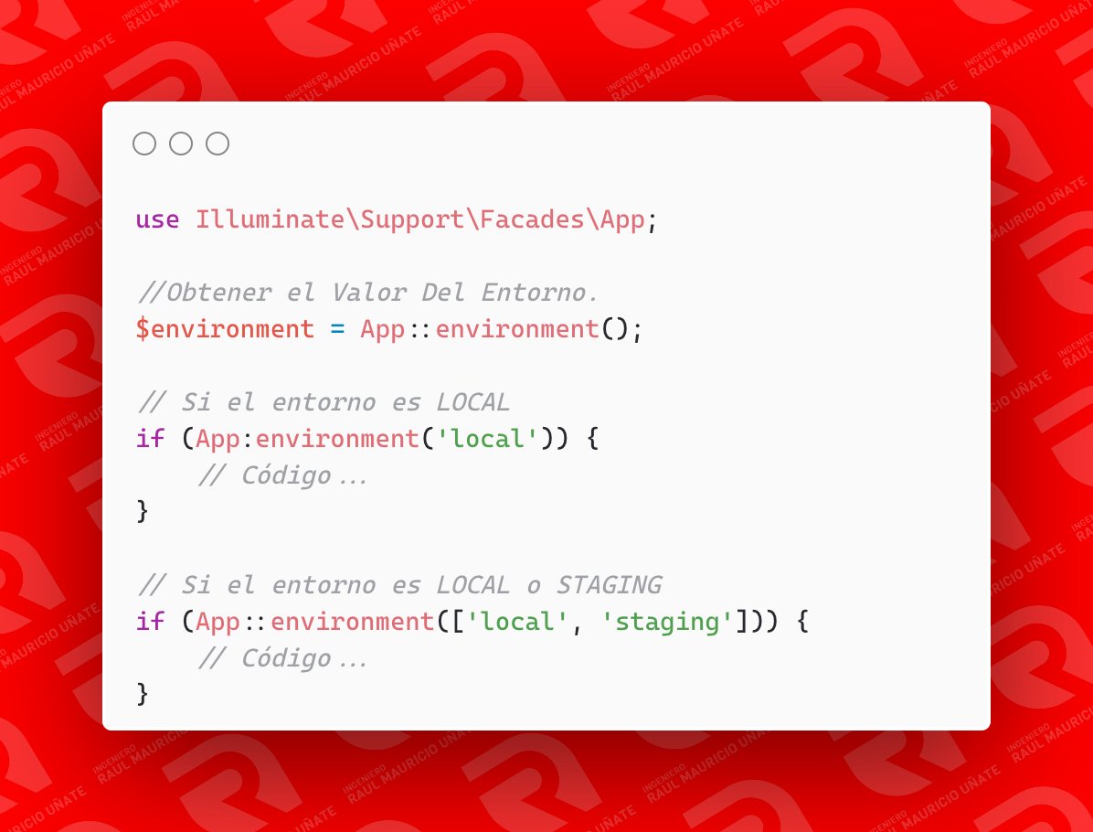 rmunate's tweet image. ¿Necesitas ejecutar acciones específicas según el entorno del sistema?
Descubre cómo hacerlo con la Fachada App.
📷📷 #LaravelTips #DesarrolloEficiente #LaravelFramework