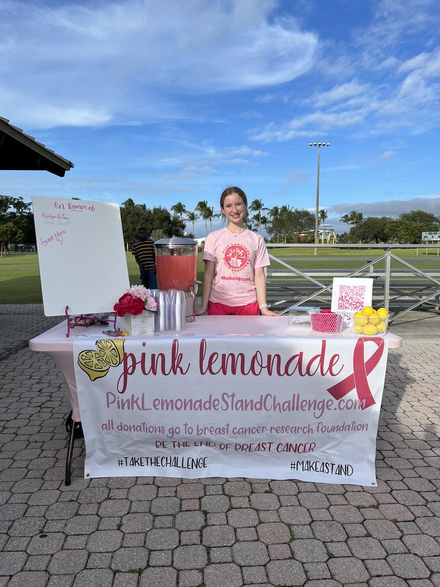 plsc_bcrf's tweet image. Meet Our PLSC #Hero 🌟 Addison!

Addison decided to #MakeAStand right in Boca! 🍋 She's a high school student and a future college intern for the PLSC. 

She's not just raising awareness; she's taking charge and joining us in the fight to #BeTheEnd of breast cancer. 💕