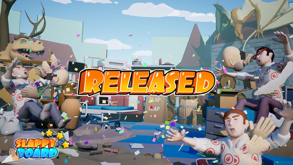 📢 It's here! Today marks the official release of Slappy Board! Get ready to immerse yourself in the ultimate slapping experience.

Slappy Board is now available on Steam, Quest store, and Viveport.👋

Thank you for all the support. Now slap away to your heart's content! 🥽