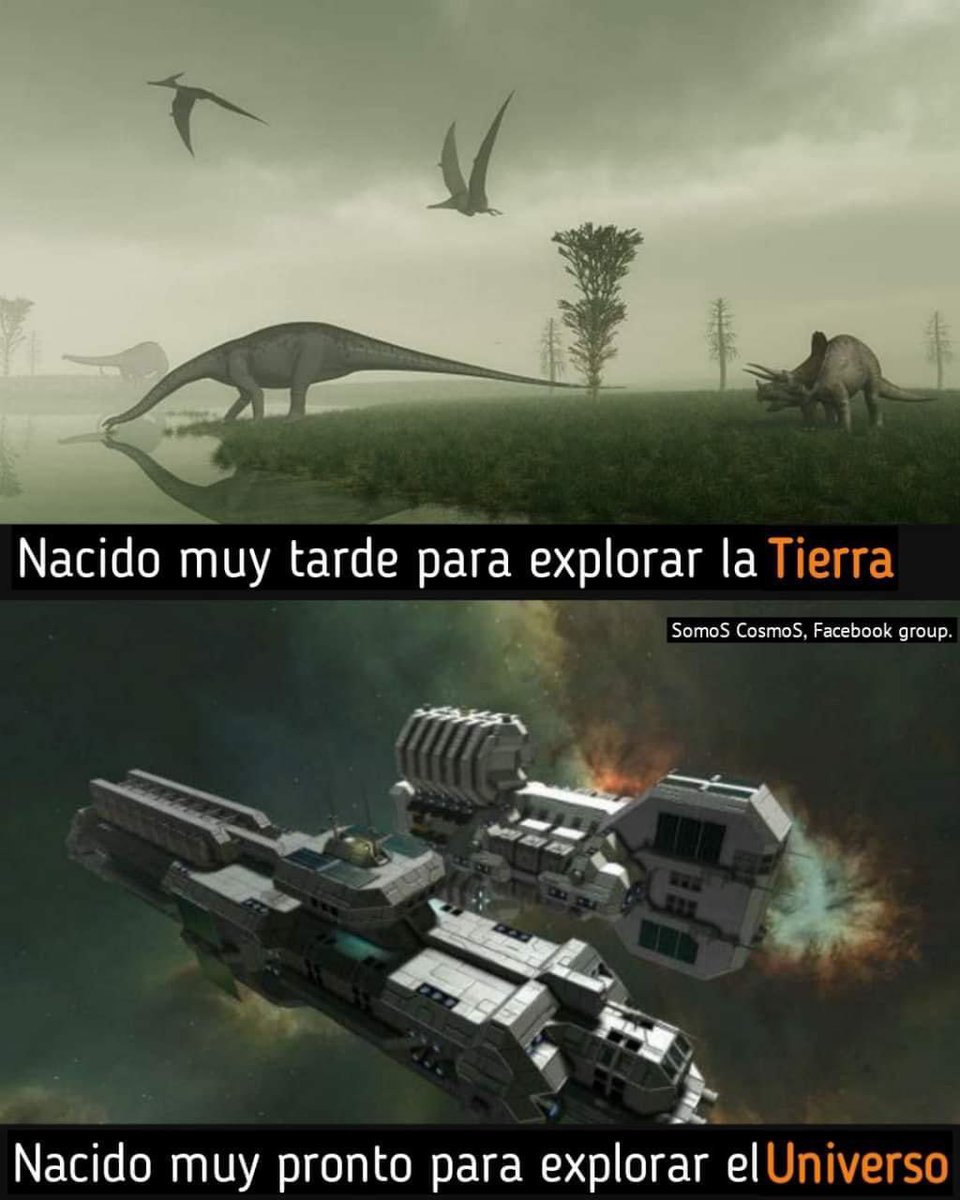 InformaCosmos's tweet photo. Pero nacido a tiempo para vivir en la Tierra. https://t.co/Hb2r8sLVhW