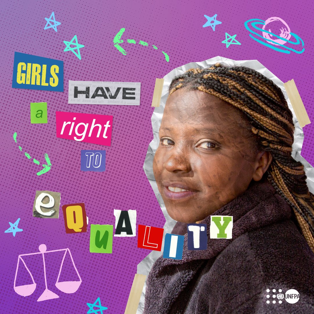 🗣️Girls around the world are calling for change. It’s up to all of us to do our part to shape a world where they enjoy equal rights🧡 #StandUp4HumanRights and find out from @UNFPA what we need to do to make equality a reality: unfpa.org/gender-equality