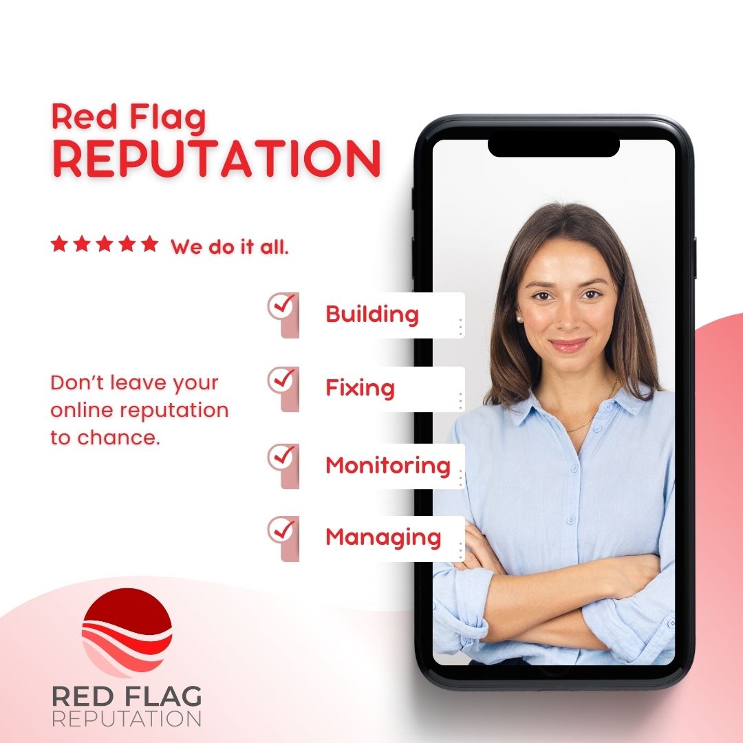 flagblockchain's tweet photo. Building, fixing, monitoring, managing β we do it all! Red Flag Reputation is your one-stop solution for all things related to online reputation. Let us help you maintain a positive image.
πhttps://t.co/GsGuFuf99c
.
.
.
#RedFlagReputation #OnlineCredibility #FlagMedia https://t.co/XzQvcdhj1W