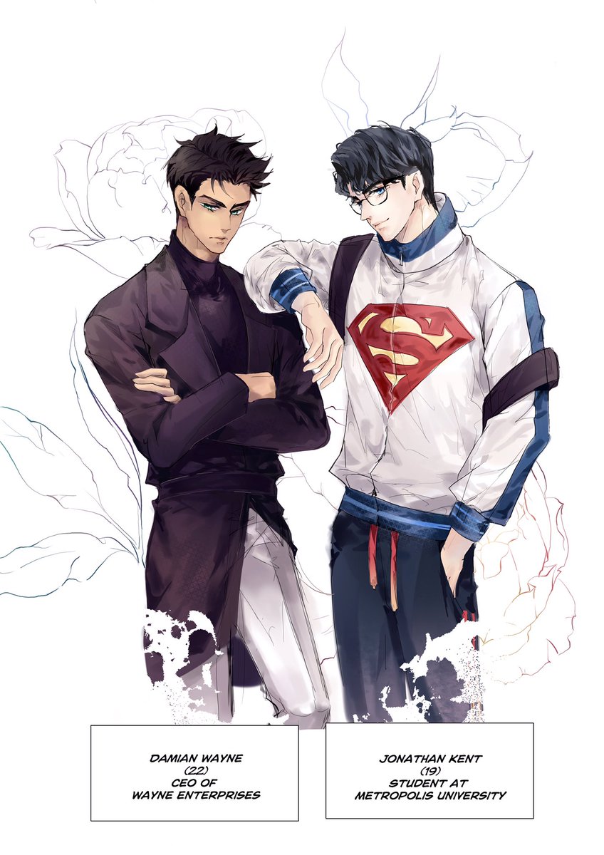 Yumewa45Yhroa's tweet photo. #JonKent #DamianWayne #Supersons #jondami 
Civilian au
Student and Ceo
What if they can grow up together…
Damian is one of Wayne's heirs
Jon may choose Technology to learn in university https://t.co/Hiyx1JX94p