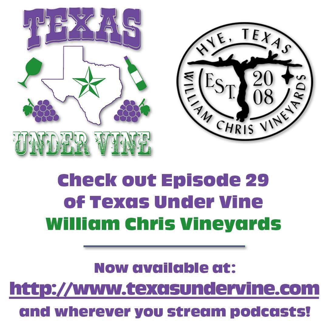 Today, I'm headed to the only Texas winery to be named to the World's Best Vineyards list. I'm talking about William Chris Vineyards. Come hear about how this destination was started and how they are shaping the Texas wine industry. #txwine #winepodcast texasundervine.com/episode/ep29-h…