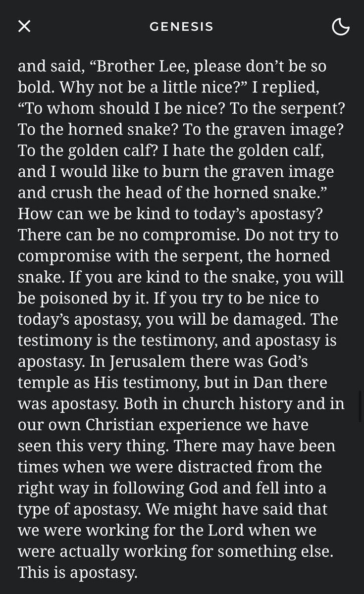 cr_willow's tweet photo. “Many who claim to be worshiping God are actually doing something for themselves. Apostasy is doing something for the self under the cloak of worshiping God. Jeroboam had no heart for God. Rather, his heart was for his own little empire.”
#LSGenesis Msg 103 #Dan https://t.co/vYUNVgZpyM