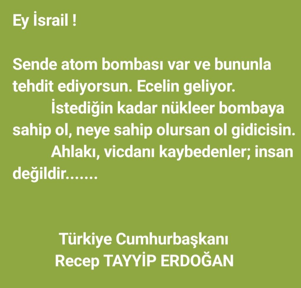 Allah buyurdu ki: 'Kitapta İsrailoğullarına şu hükmü de bildirdik:........sonraki taşkınlığınızın vakti geldiğinde, kederinizden suratlarınız asılsın, önceki girdikleri gibi yine Mescide girsinler ve ele geçirdiklerini mahvetsinler diye başınıza düşmanlarınızı musallat edeceğiz'