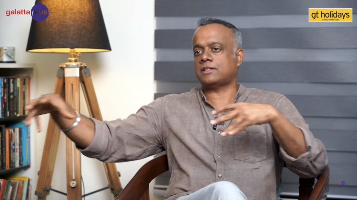 kanthisback's tweet photo. “There are people sitting in #OTTplatforms who can’t even pronounce the name of the movie properly , deciding what kind of movies should come into the platforms for audience. “ - @menongautham ‘s #interview is the real #swag ! 

Many people utter words where we have to read in between the lines. In this video interview with BR, GVM talks those lines frankly ! 

Best of GVM interviews ! 

https://t.co/68qQiDVTIz 

#FrankGVM 
#BaradwajRangan #GauthamMenon #Galattaus

@galattaplusoffl @baradwajrangan
