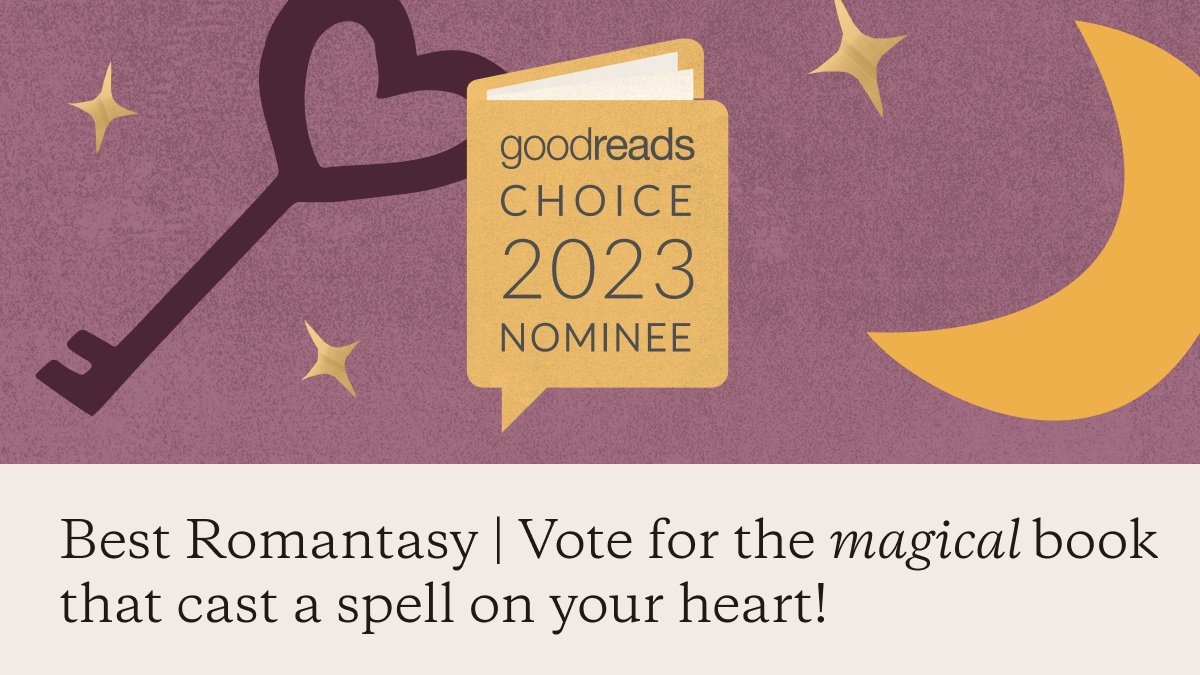 Romantasy has cast a spell on book community, so it’s only fitting that the last chapter of 2023 should end with a bit of magic. Based on all the reader love, we’re introducing the new category of Romantasy in this year’s #GoodreadsChoice Awards! Vote now!
goodreads.com/choiceawards/b…