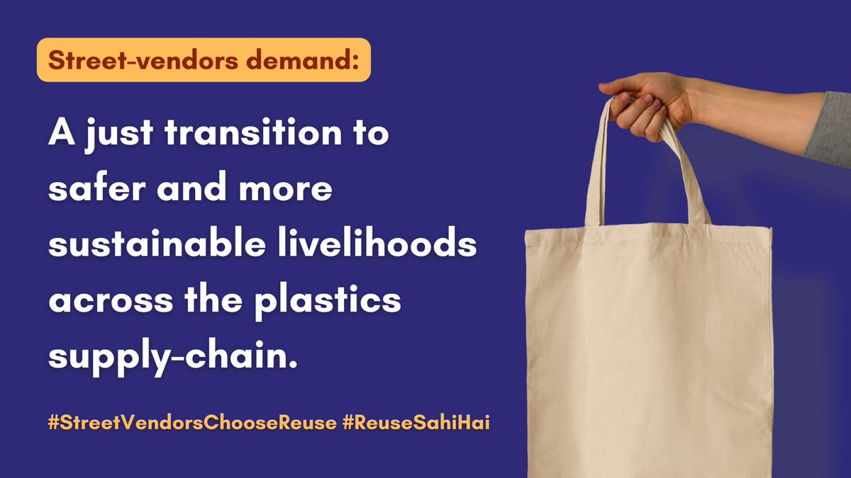NewsNhf's tweet photo. The single use plastic ban in India focuses on a few categories of SUPs, conveniently excluding the major plastic generators in the form of FMCG companies like @Nestle @Unilever @CocaColaCo
#StreetVendorsChooseReuse
#breakfreefromplastic #plasticstreaty
#NHF #NHFNews https://t.co/L2Ws76Ifrp