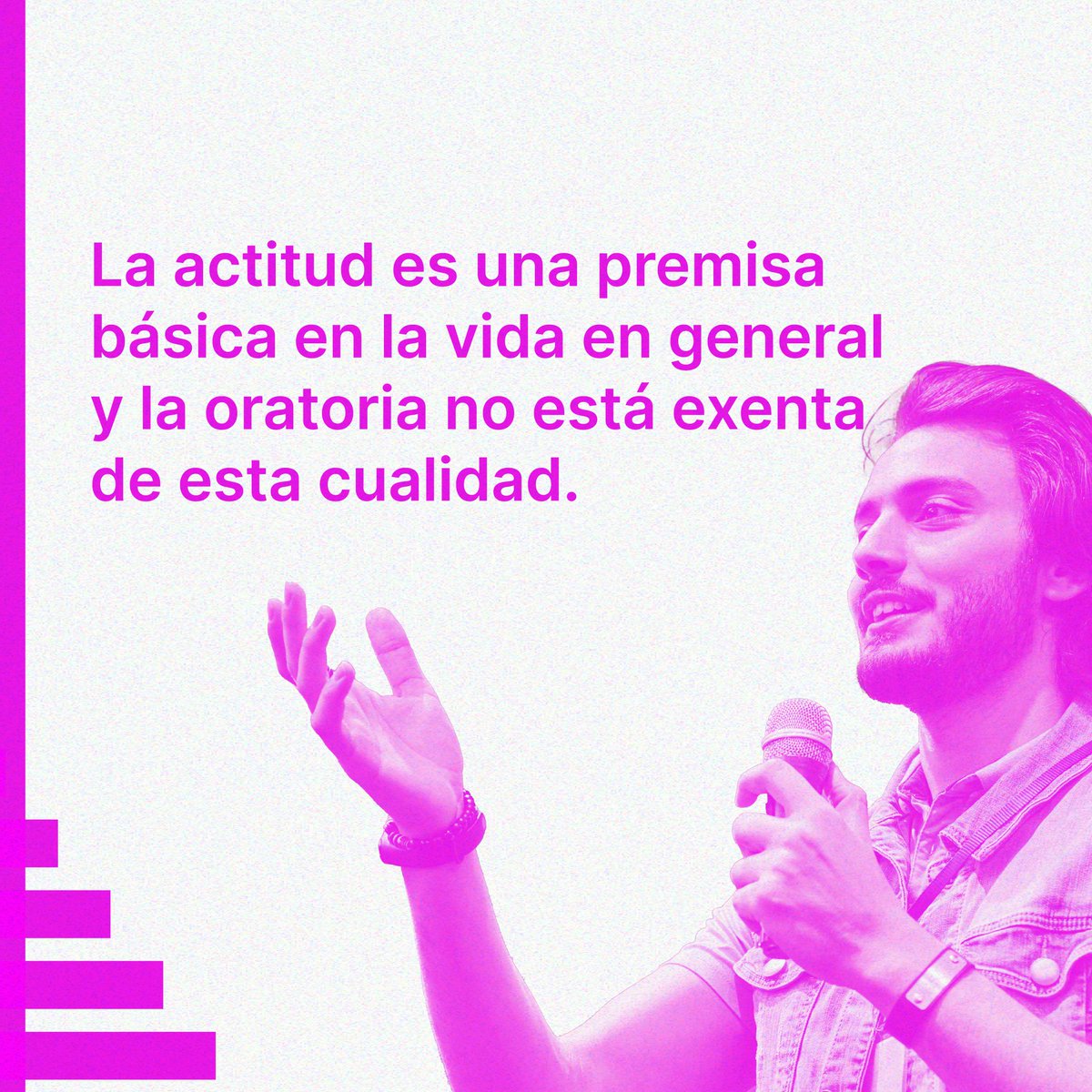 EduStormAR's tweet photo. 🎙️ Una buena oratoria requiere de esfuerzo, capacitación, preparación y práctica. Y otro factor fundamental del que hoy elegimos hablar es: la actitud.

👉Si querés potenciar tu oratoria, escribinos a info@edustorm.com.ar https://t.co/h02aXbczlN