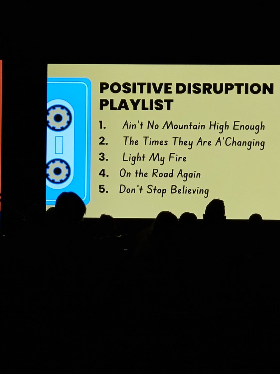 TechPsychologis's tweet photo. Positive Disruption Playlist #SMWorld https://t.co/YEtHQ1kqOS