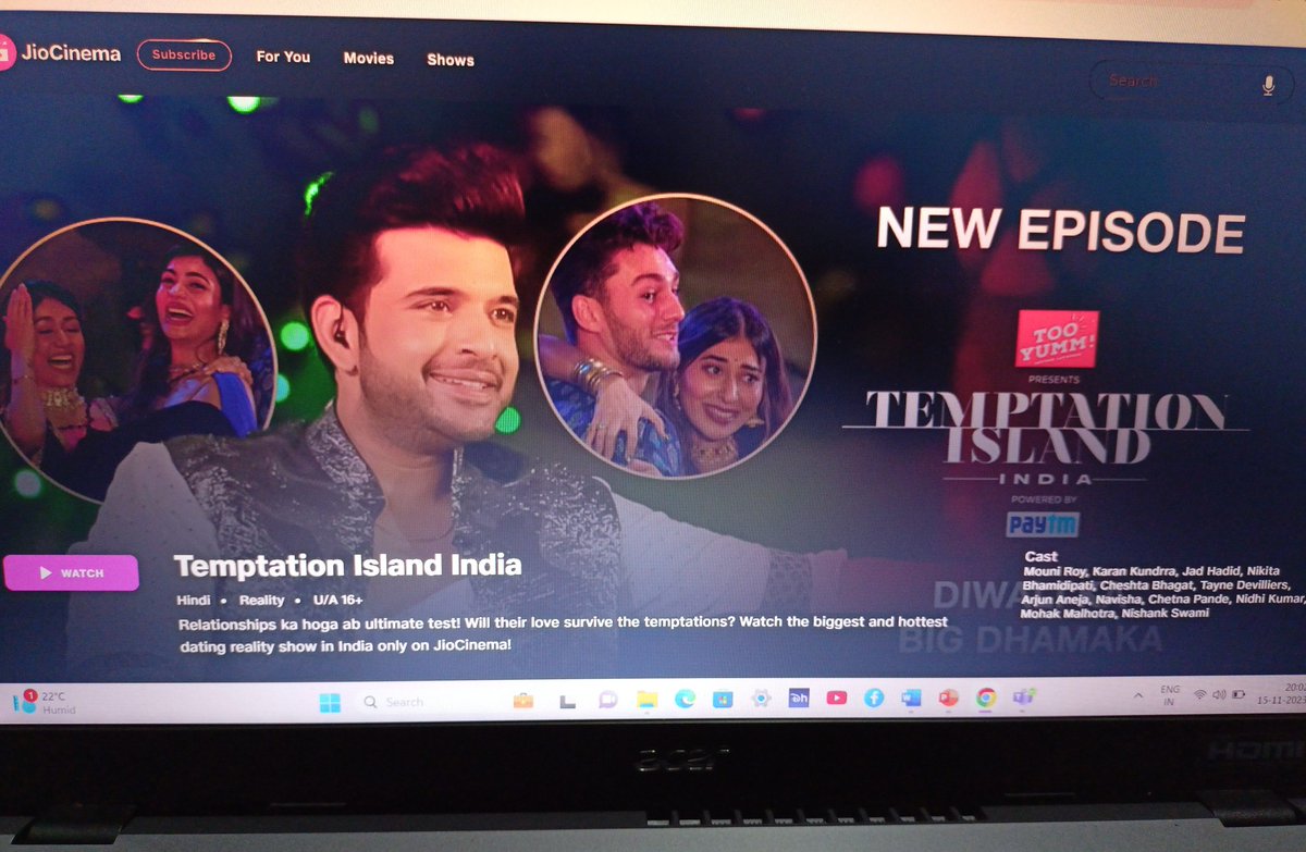 aestheticlove25's tweet photo. Karan on thumbnail again 😍❤️🔥

#TejRan #KaranKundrra #TemptationIslandIndia #TemptingHostKKundrra @kkundrra https://t.co/yX4GofXFU0