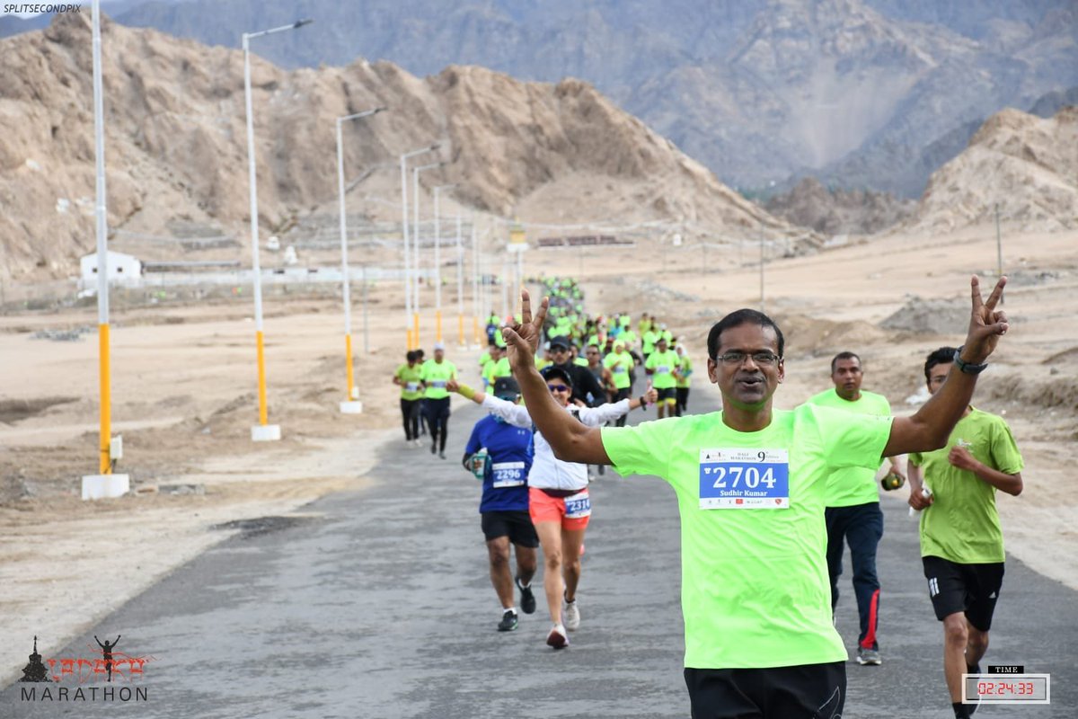 hyderabaddoctor's tweet photo. 3rd year runniversary

A brief about my three years of running journey

When I decided to start running in November 2020, I was the most unlikely to be a runner: 
🔴Was nearing 50 (aged 49),
🔴Weighed about 100 Kg
🔴Suffered from pain due to ankylosing spondylitis,
🔴Hard pressed for time due to work commitments,
🔴No prior experience of sports or running.

However, I usually do not give up, once I decide. So, I made a plan so that I can achieve my dream of being a runner. Changes made in my lifestyle:
✅Reduced working hours to 8-9 hours/day,
✅Preponed dinner and sleep time by 2-3 hours,
✅Increased sleep duration from 5 to 7+ hours,
✅Started waking up at 5 AM instead of 7 AM,
✅Stopped soft drinks, sweets & reduced carbs,
✅Preferred outdoor running in mornings,
✅Started strength training (since Dec 2022).

Running milestones
1⃣Consistent running- showed up almost daily,
2⃣Ran > 14,000 Km in three years,
3⃣807 runs of 10 k or more (Best 10k timing: 43 min),
4⃣132 runs of 21.1 km or more (Best HM: 1 hr 53 min),
5⃣Finished Ladakh half marathon in 2 hr 24 min,
6⃣Ran 32 runs of 21.1 km or more in 32 consecutive days (30th Sep to 31st Oct 2021),
7⃣All timed HM in 2023 (total 6) were sub-2 hours.

What did I gain by running over the past three years?
✅Weight loss of about 28 Kg,
✅ Significant reduction in abdominal obesity,
✅Resting heart rate⬇️to 45 bpm (from 72 bpm),
✅HDL⬆️, LDL⬇️ , TG⬇️, Cholesterol⬇️,
✅Average HR during running ⬇️ to 125 bpm,
✅VO2 max ⬆️ from 35 to 51,
✅Self-confidence and energy levels ⬆️

My message to those who are new to running or want to take up running:
1. Running is a healthy habit,
2. One can start running at any age,
3. Consistency and discipline are sure-shot recipes to success. 

(Disclaimer: I have shared my personal journey here. Individual persons should consult their physician, nutritionist and fitness trainers before taking up running and/or modifying their diets).