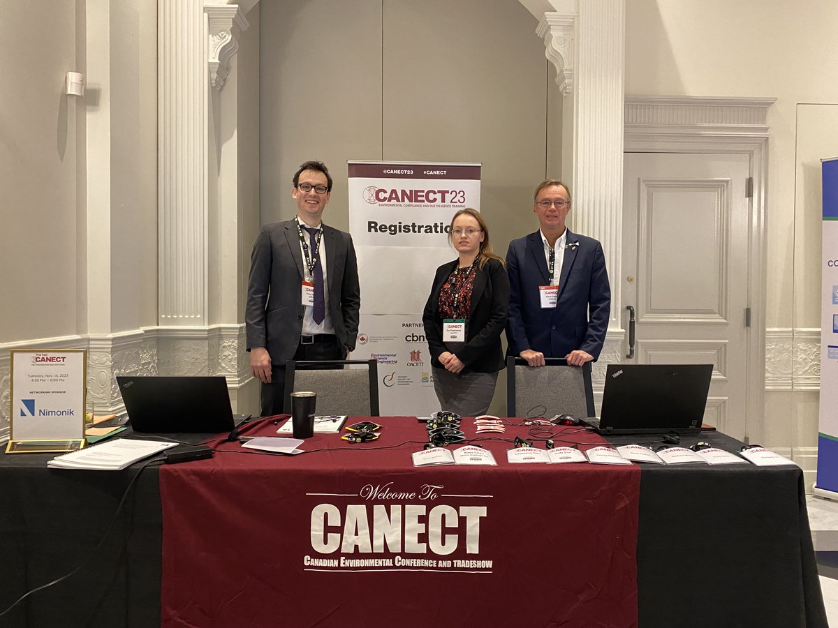 #OACETT is proud to partake in the Fall #CANECT Environmental Compliance and Due Diligence Essentials Conference  as an Event Partner! 

#environmental #regulations #canada #ontario #environmentallaw #environmentalimpact #circulareconomy