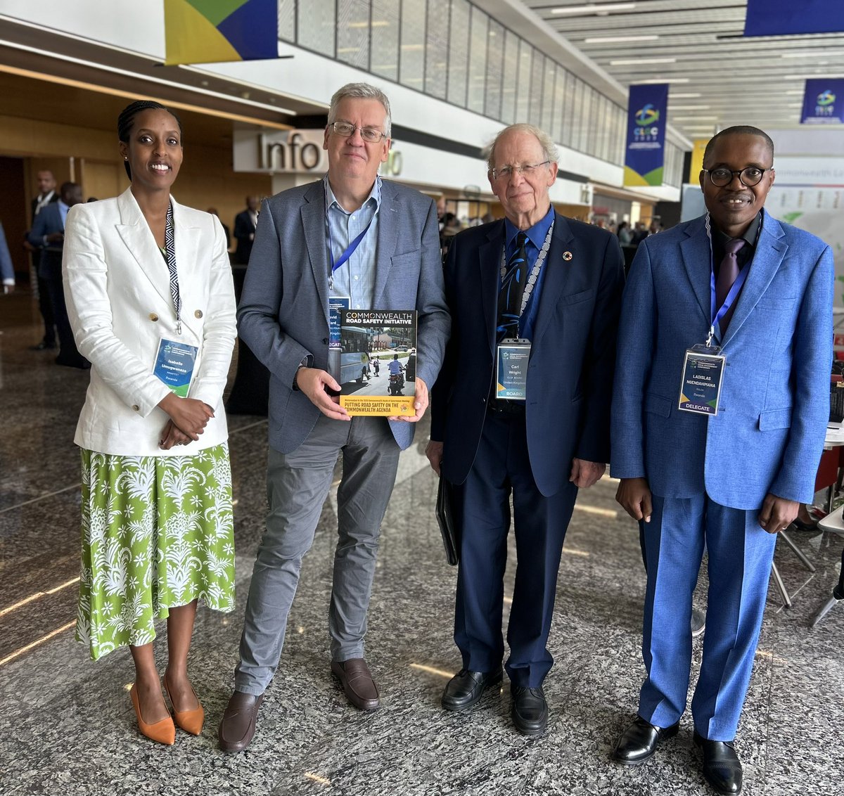 DavidDjward's tweet photo. Great discussion of healthy cities &amp; communities @CLGF_News Conference in Kigali today. Highlighted @commonwealthrsi &amp; @CHOGM2022 pledge to halve road deaths #50by30. Pleased to meet old friend @CarlWright_CLGF with @NLadislas Sec Gen @ralgarwanda &amp; @IsabelleZaberra @RwandaMFA https://t.co/c3Coxv6qz3