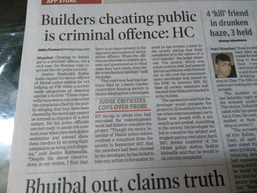 It's a wake up call for Breez Builders &amp; Developers Pvt. Ltd. Who has been cheating 1652 flat owners of Global Heights at Sector 33, Sohna , Gurgaon by not providing drinking water and sewage disposal facility , and mandatory maintenance of the infrastructure .