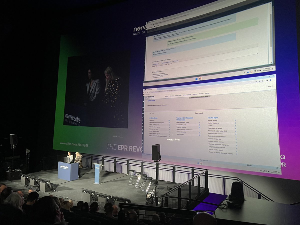 Andy Carruthers (@cioleic_hosp) on Twitter photo A peek at what is to come <a href="/Leic_hospital/">Leicester's Hospitals</a> with a demo of forthcoming <a href="/nervecentrehq/">Nervecentre Software</a> advice and guidance using eRS natively. Great potential to improve communication between primary and acute clinicians A peek at what is to come <a href="/Leic_hospital/">Leicester's Hospitals</a> with a demo of forthcoming <a href="/nervecentrehq/">Nervecentre Software</a> advice and guidance using eRS natively. Great potential to improve communication between primary and acute clinicians