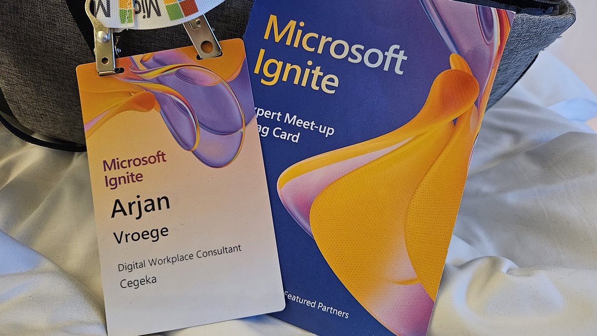 Ready for the first day of #MSIgnite. First some breakfast and a morning walk to the convention center! See you there! #Windows11 #MSIntune #AI #CoPilot