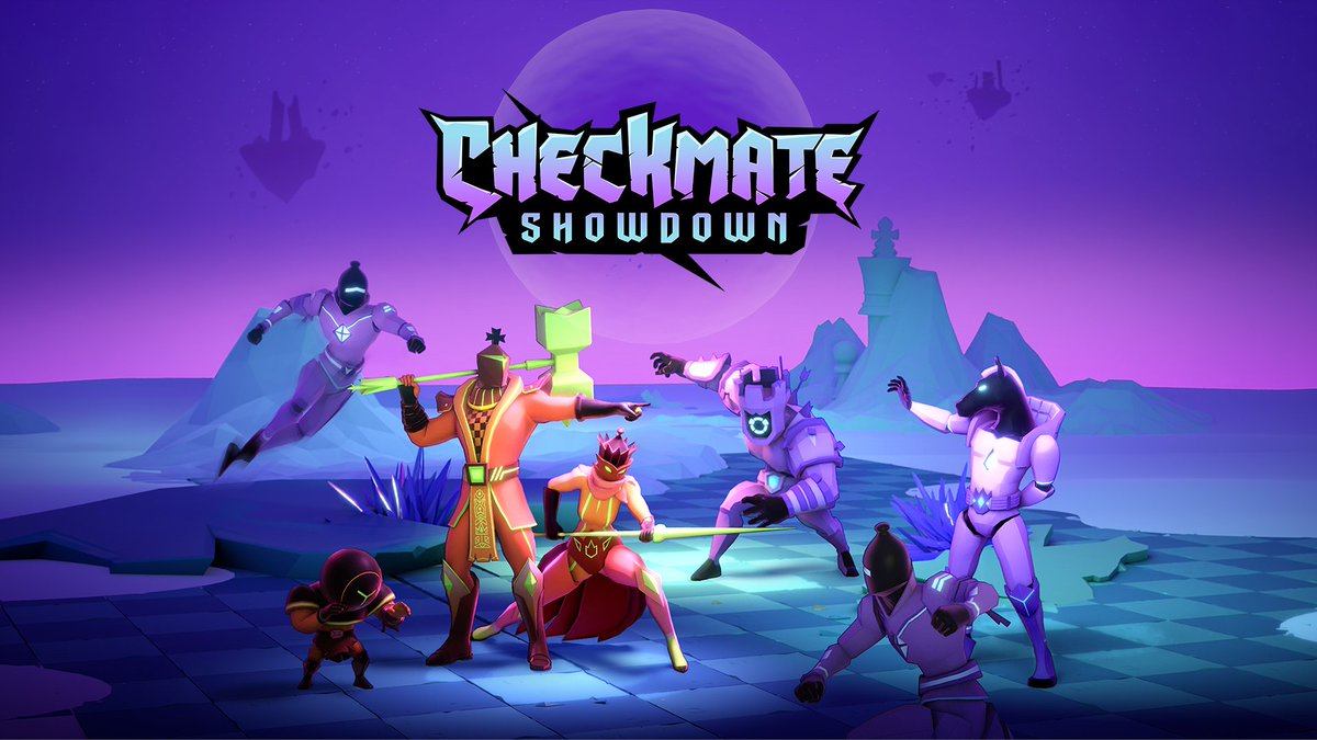 PurpleIsRoyal1's tweet image. BAH! Exciting news, gamers!🎮
We're releasing @Checkm8Showdown  at 1pm EST on Steam TODAY!! 
Join the Checkmate Showdown revolution! 🪩✨#GameLaunch #SteamRelease   

Congrats to the epic dev squad @WeAreManaVoid @badrezgames 💜