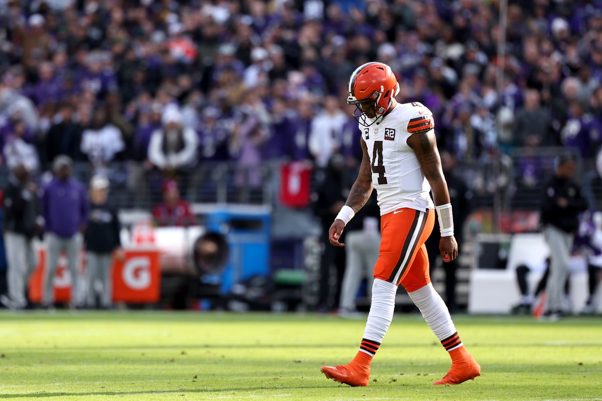 The Browns have announced Deshaun Watson will undergo season-ending surgery. Since signing a 5-yr/$230M deal with the Browns, Watson has played a combined 12 games over two seasons, earning $92M in cash ($7.7M per game).