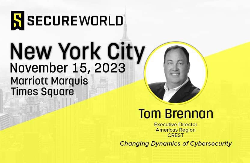 brennantom's tweet photo. @SecureWorld #SWNYC23 under way in a insecure world https://t.co/wQ0jSrChXV
@CRESTadvocate https://t.co/2v9OPalKvm