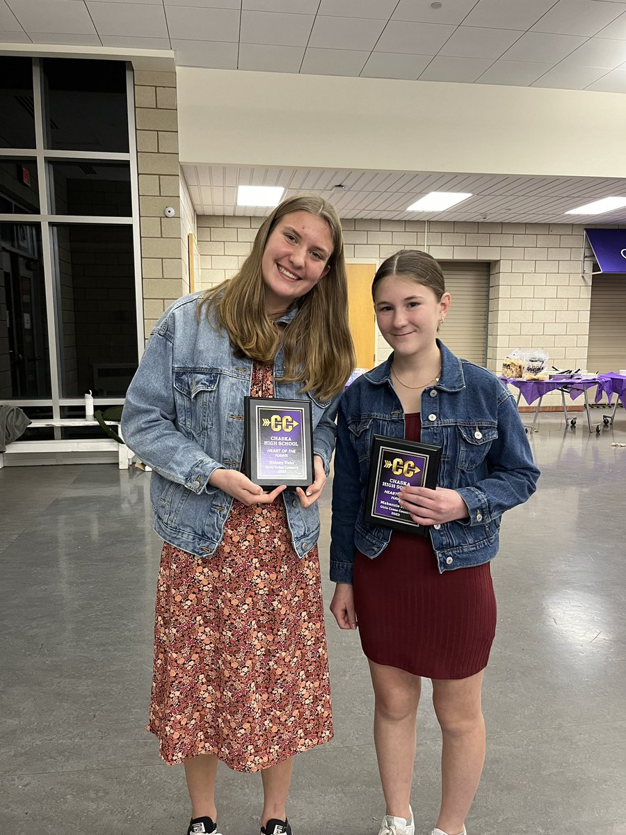 Heart of the Hawk! 
🦅 Sidney Fuhr
🦅 Makenzie Meyer