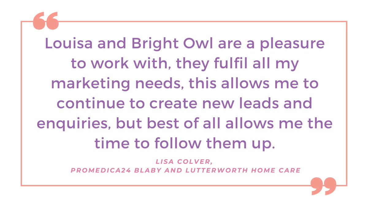 BrightOwlTweets's tweet image. We love receiving great feedback from our clients. This is what one of our clients had to say about our blogs and social media support this year. #TestimonialTuesday #ClientFeedback #ContentSupport