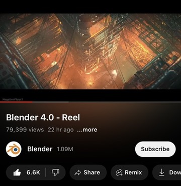 Blender 4.0 is out and my work is featured in the official reel :))