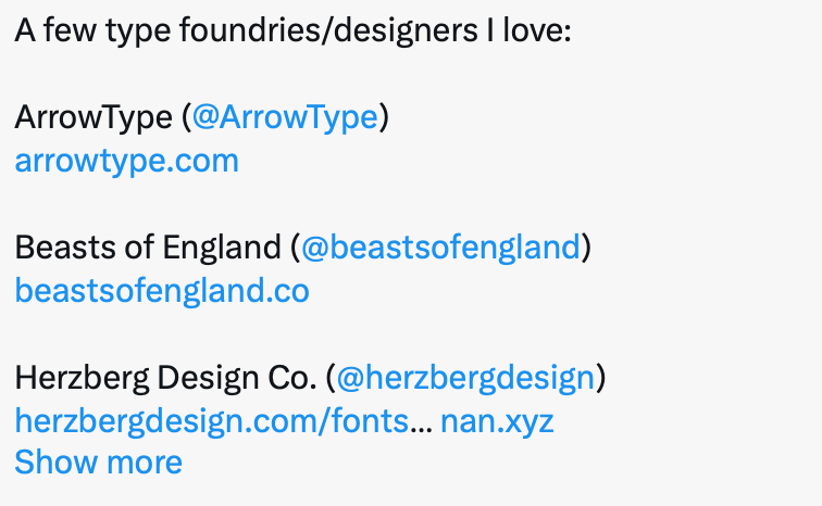 ArrowType tweet media