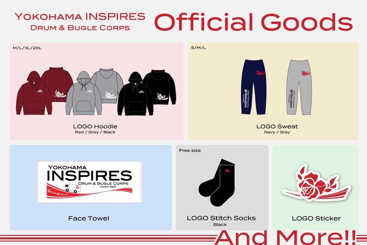 YokohamaInspire's tweet photo. INSPIRESは、DCJ ChampionshipsにてOfficial グッズを販売いたします🌹
日産スタジアムにて皆様にお会いできることを楽しみにしております！ https://t.co/ZFwr497A8i