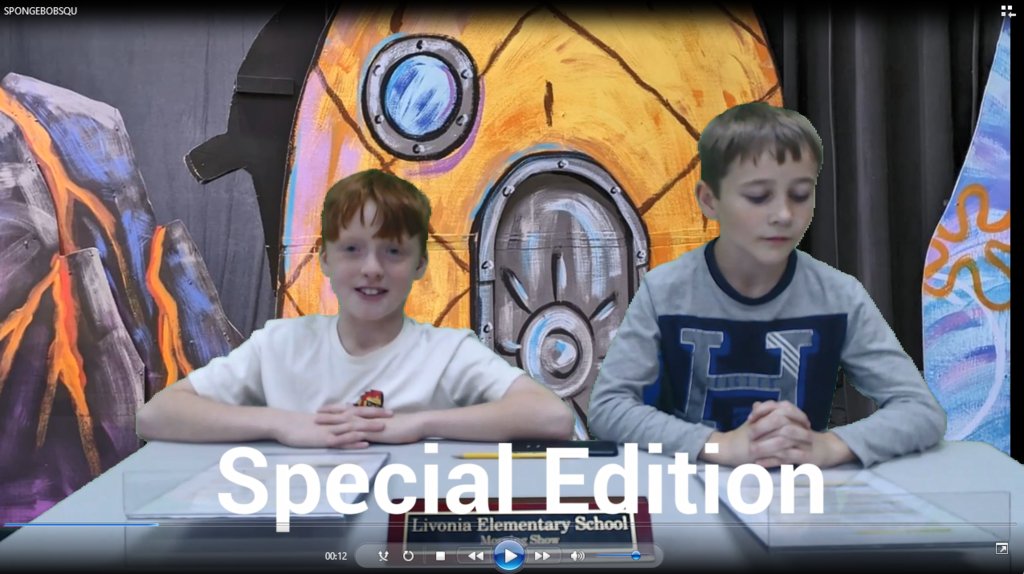We interrupt today's FB broadcast with a special Spongebob edition of the ES Morning Show!  You can watch it here: youtu.be/sv6QxeF8bi4