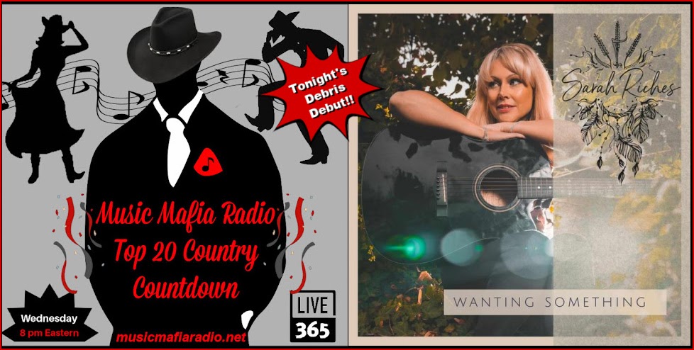 💥Tonight at 8pm EST ~ Country TOP 20 Countdown! This week's Country Debris Debut is @sarahrichessong - Join us in the live chat to hear her new single & find out who will be #1 this week on the Top 20 country chart! #countrymusic #onefamilia 🤠🎵 🎧▶️musicmafiaradio.net