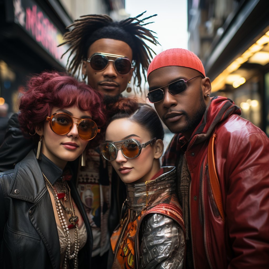 Matdevwebauto78's tweet photo. 🌃 Neon Nights &amp; Cyber Dreams 🤖🕶️ - Living it up in the cyber city! Friends, fun, and futuristic vibes. #CyberSquadGoals #NeonLife #FuturisticFashion #CityOfNeon #CyberpunkVibes #FriendsInTech #GlassesGang #AtrezzoAdventures #NightInTheCity https://t.co/aUVSZd8jjy