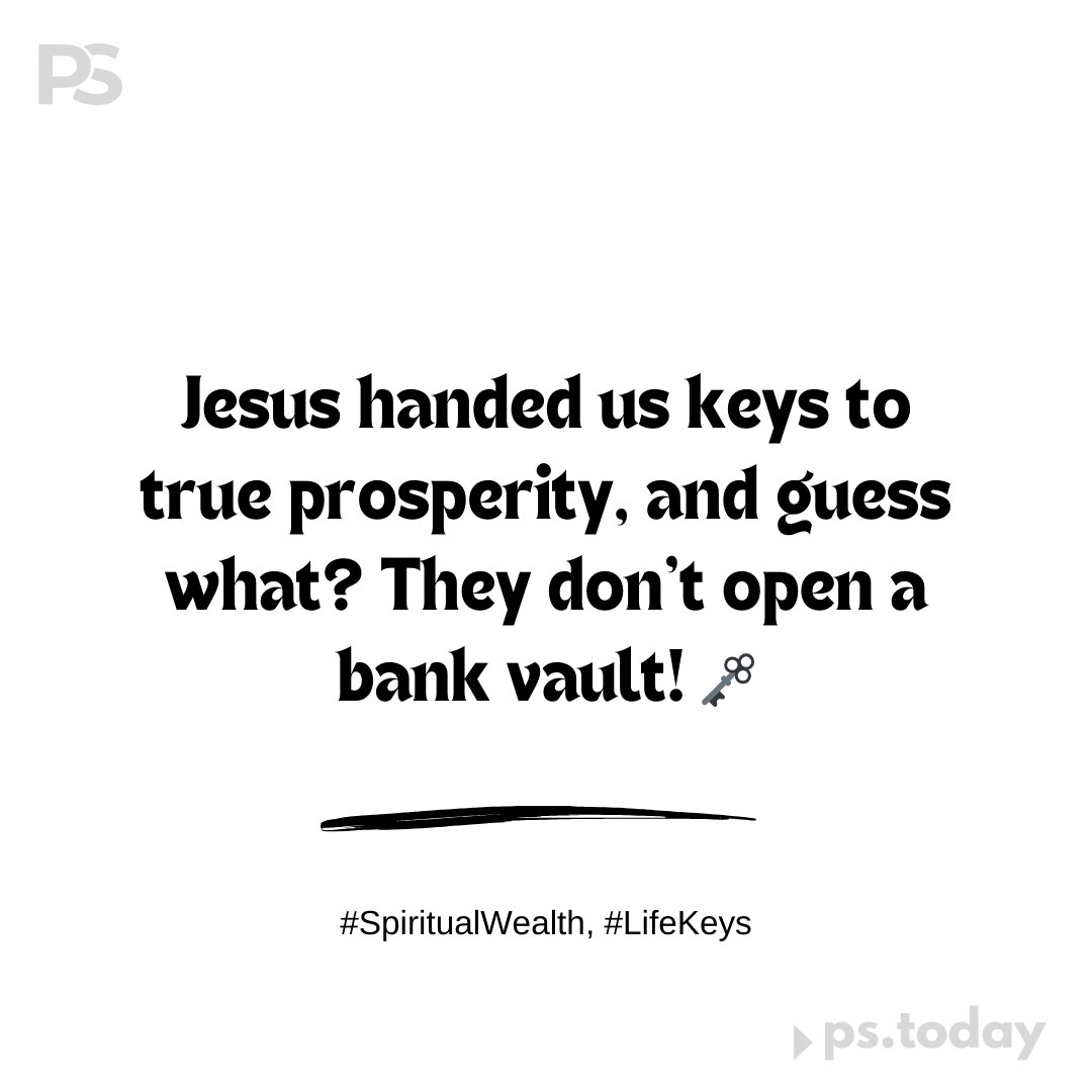 PremasisSatman's tweet photo. π Jesus handed us keys to true prosperity, and guess what? They don't open a bank vault! #SpiritualWealth #LifeKeys #follow @PremasisSatman #Repost ποΈ https://t.co/nAyxWWCg4a