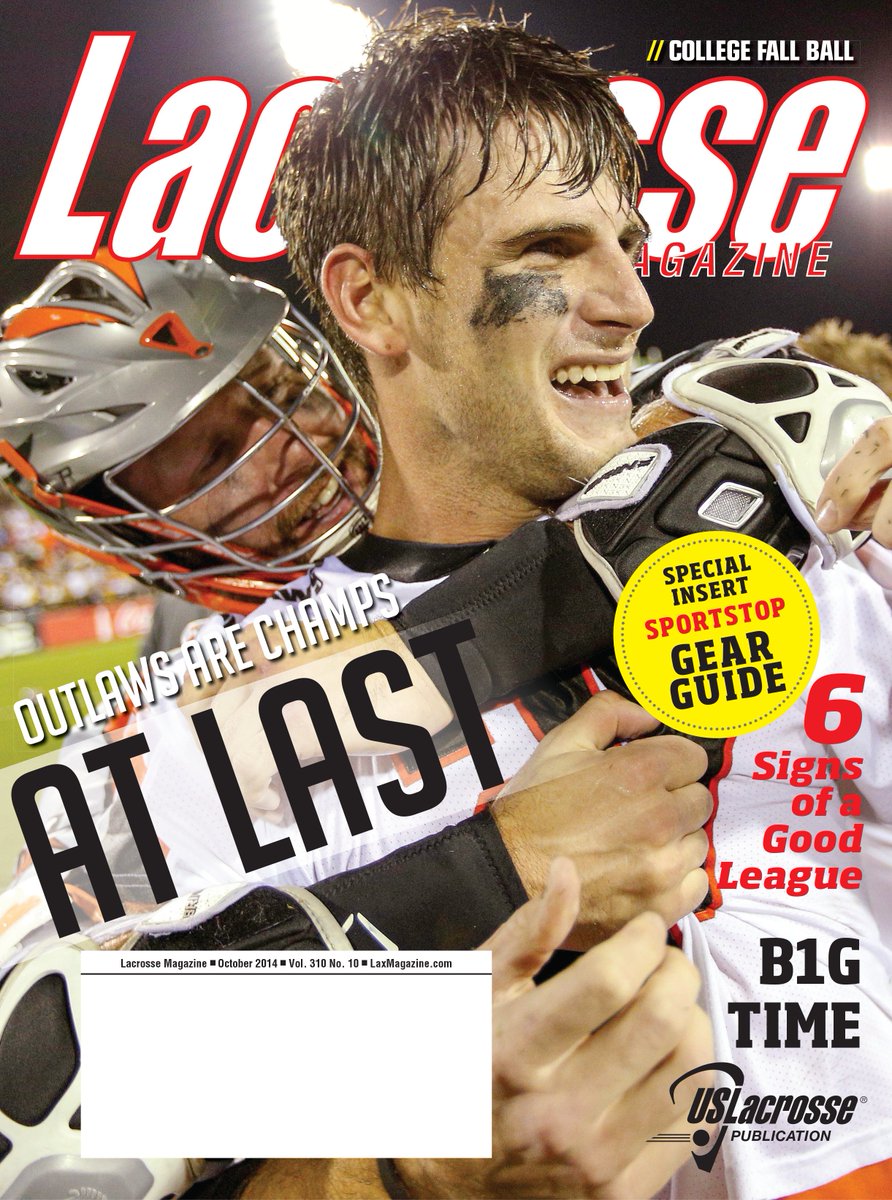 Welcome home, <a href="/DenverOutlaws/">Denver Outlaws</a>.

A look back at magazine covers featuring Drew Snider (August 2013) and Jeremy Sieverts/John Grant Jr. following Denver's first championship (October 2014)