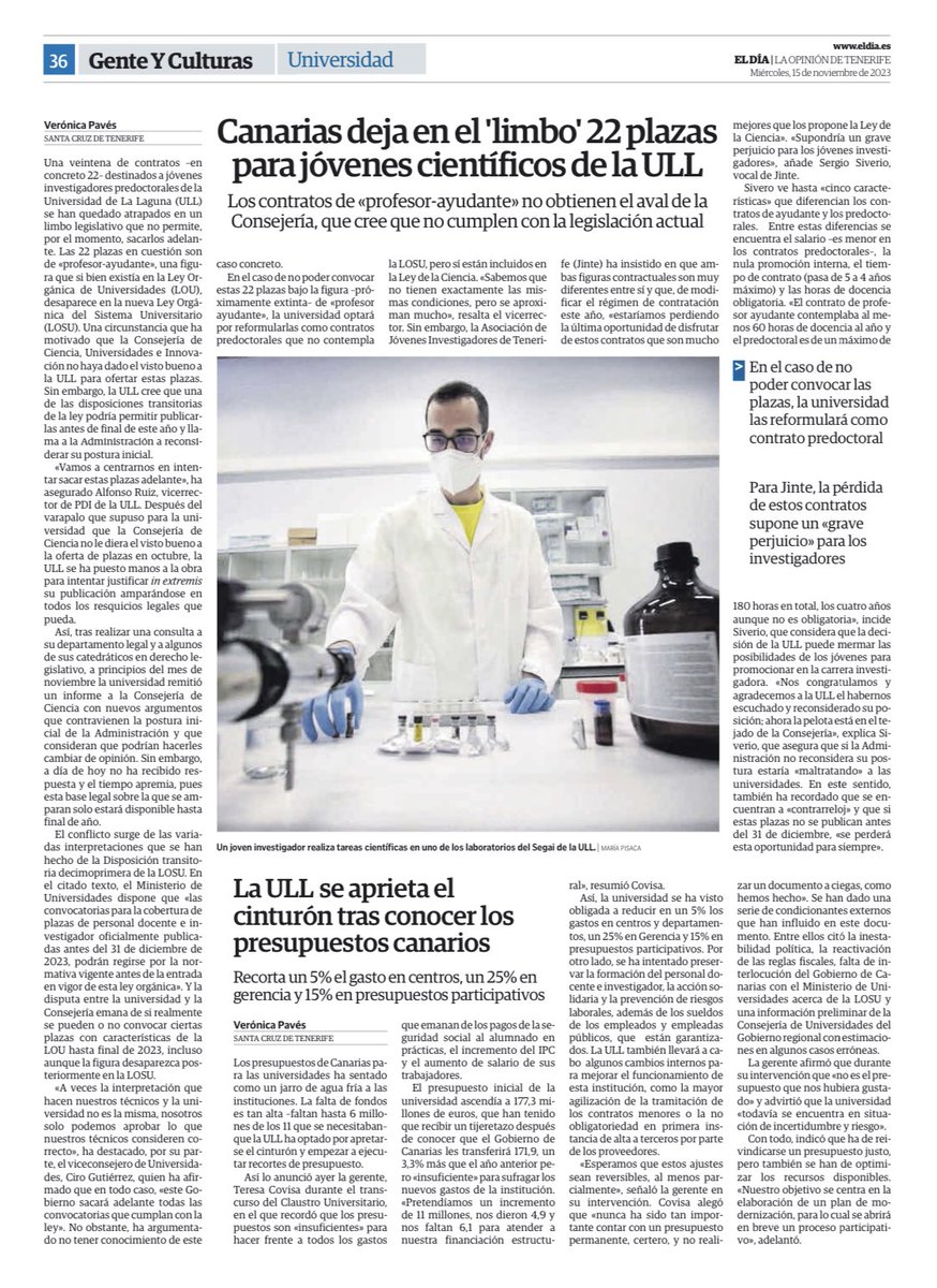 Asociación Jóvenes por la Investigación Tenerife tweet media