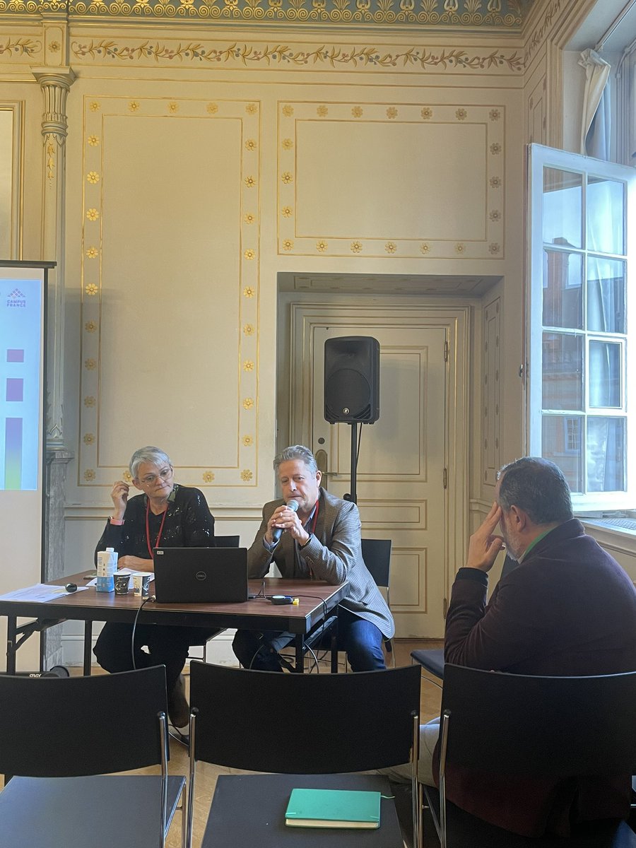 CampusFrance's tweet photo. #RencontresCF l 📌 Connecter les #coopérations autour des 3 bassins forestiers : Amazonie / Afrique centrale / Asie du Sud-Est.
↪️ 4 différents points de vue abordés par Plinio Sist, Emma Rochelle-Newall, Thierry Goubier et Matthieu Fau Nougaret. https://t.co/HvqIwoydM2