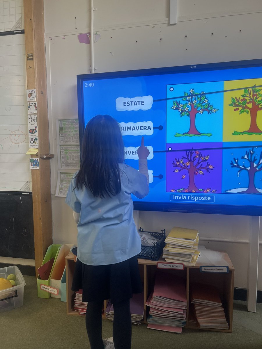 Stjosephpri's tweet image. Mercoleoli 15 Novembre2023 
Le 4 Stagioni  🌼☀️🍁❄️ P5/4  are learning the seasons in Italian today #italian  #learningnewlanguages🇮🇹🇮🇹