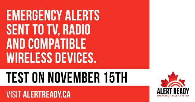Josie_Osborne's tweet photo. Get ready! Today, the @AlertReady Provincial Emergency Alert System will be tested at 1:55 pm.
During a system test, an alert tone and message are sent to compatible cell phones.
Need more details?
➡️ https://t.co/sUTmPyHaIQ
#beprepared #preparedbc https://t.co/FcxpEkzZzH