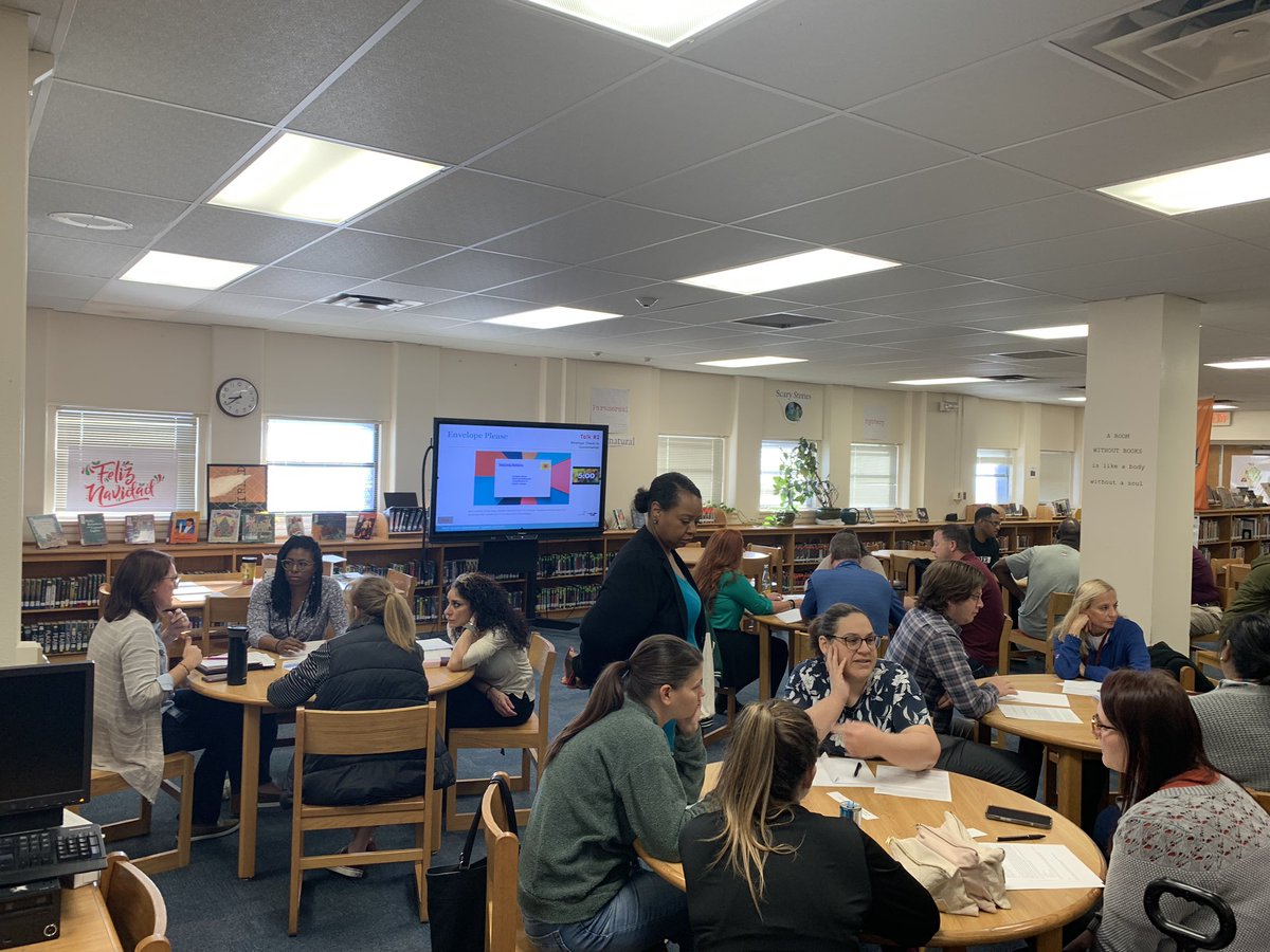 dtrimble1224's tweet photo. Elder faculty getting training regarding Talk, Read, Talk, Write and Habits of Discussion, thank you Dr. Joy Wilson https://t.co/YgQ14z8UNf